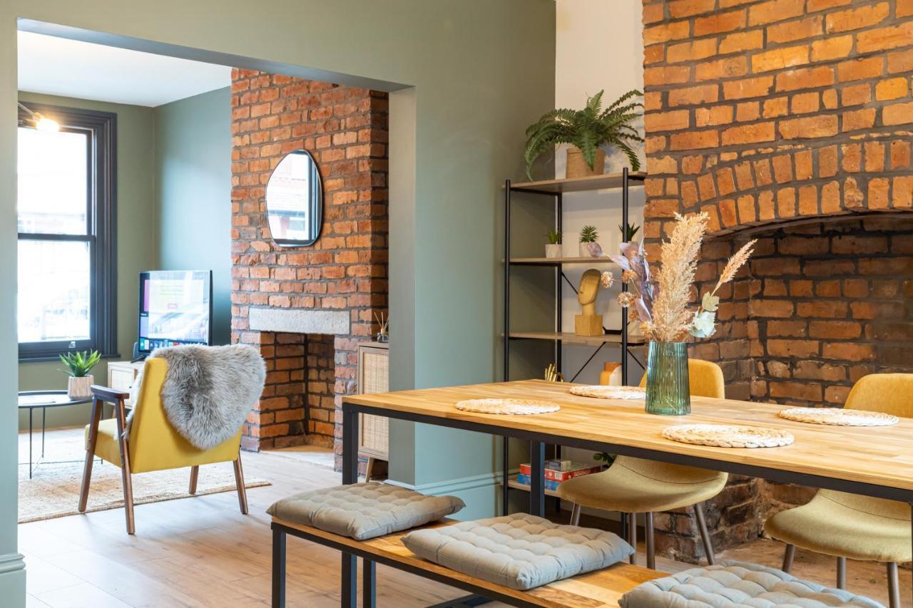 Stunning Scandi 3 Bed House In Manchester-Parking Villa Exterior foto