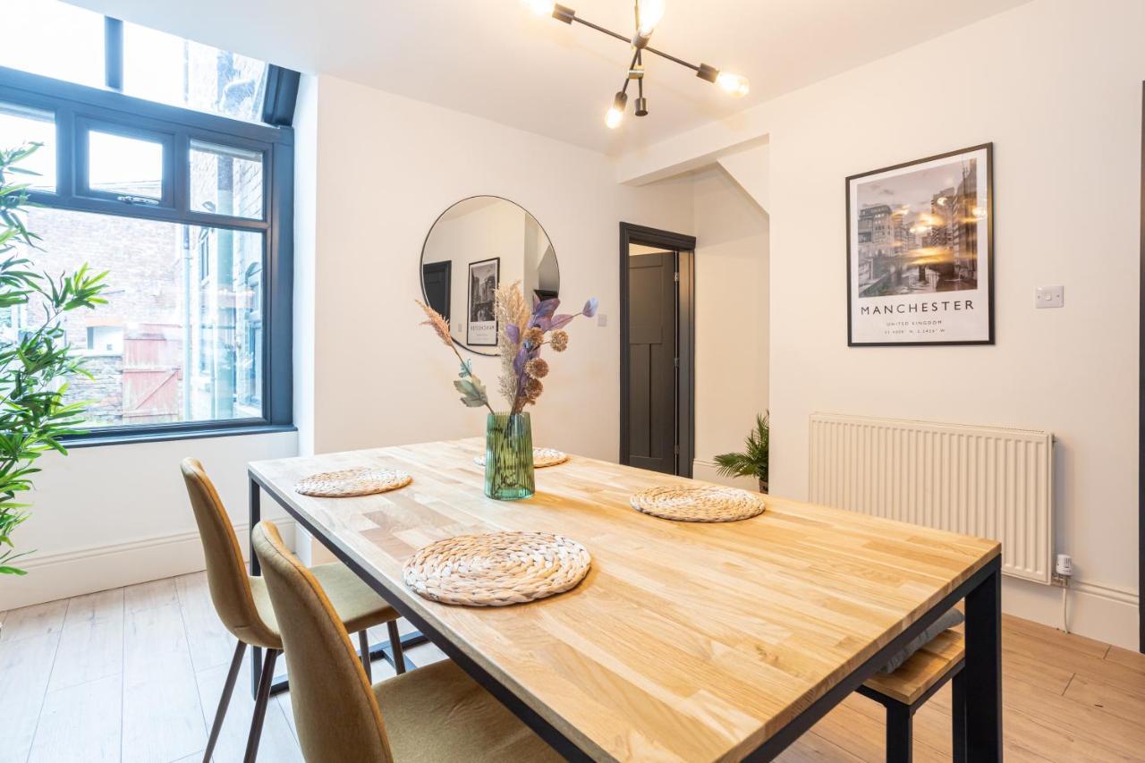 Stunning Scandi 3 Bed House In Manchester-Parking Villa Exterior foto